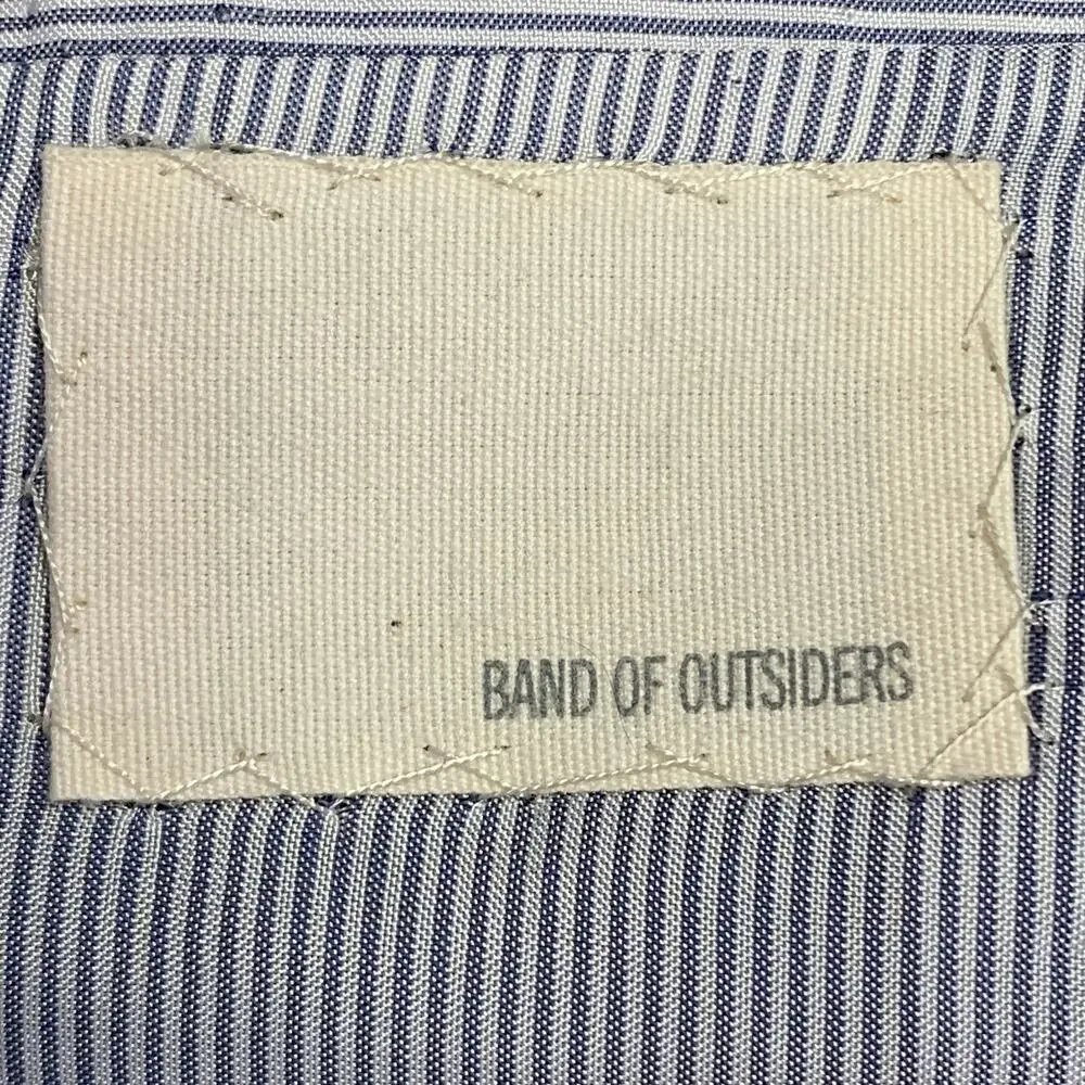 BAND OF OUTSIDERS Size 38 Regular Grey Glenplaid Wool Notch Lapel Suit